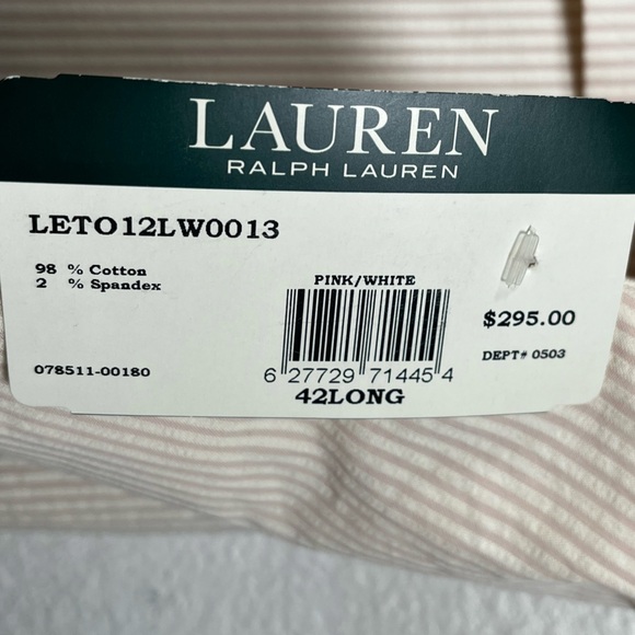 Ralph Lauren light pink and white sports coat size 42L new with tags - Picture 5 of 8